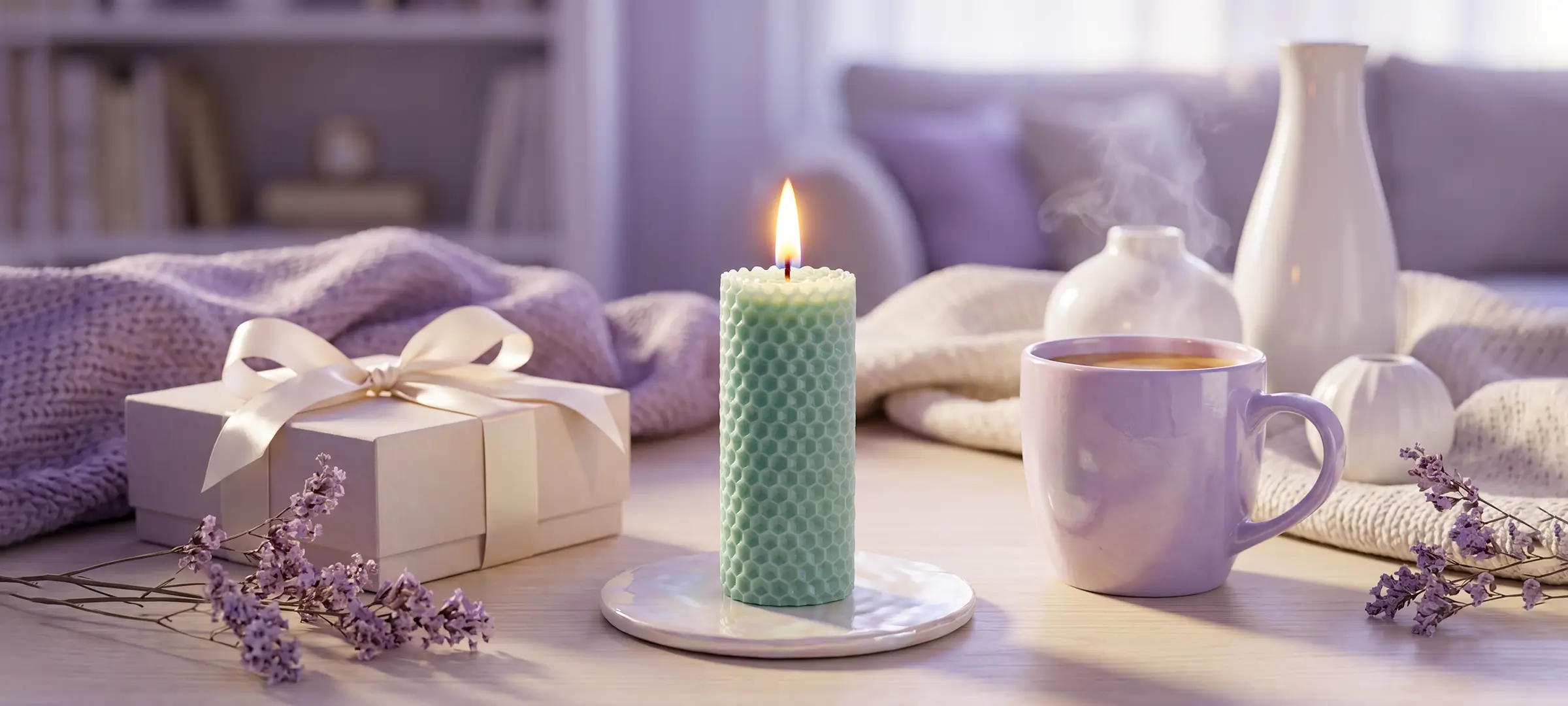 Beeswax sheet decorative candles