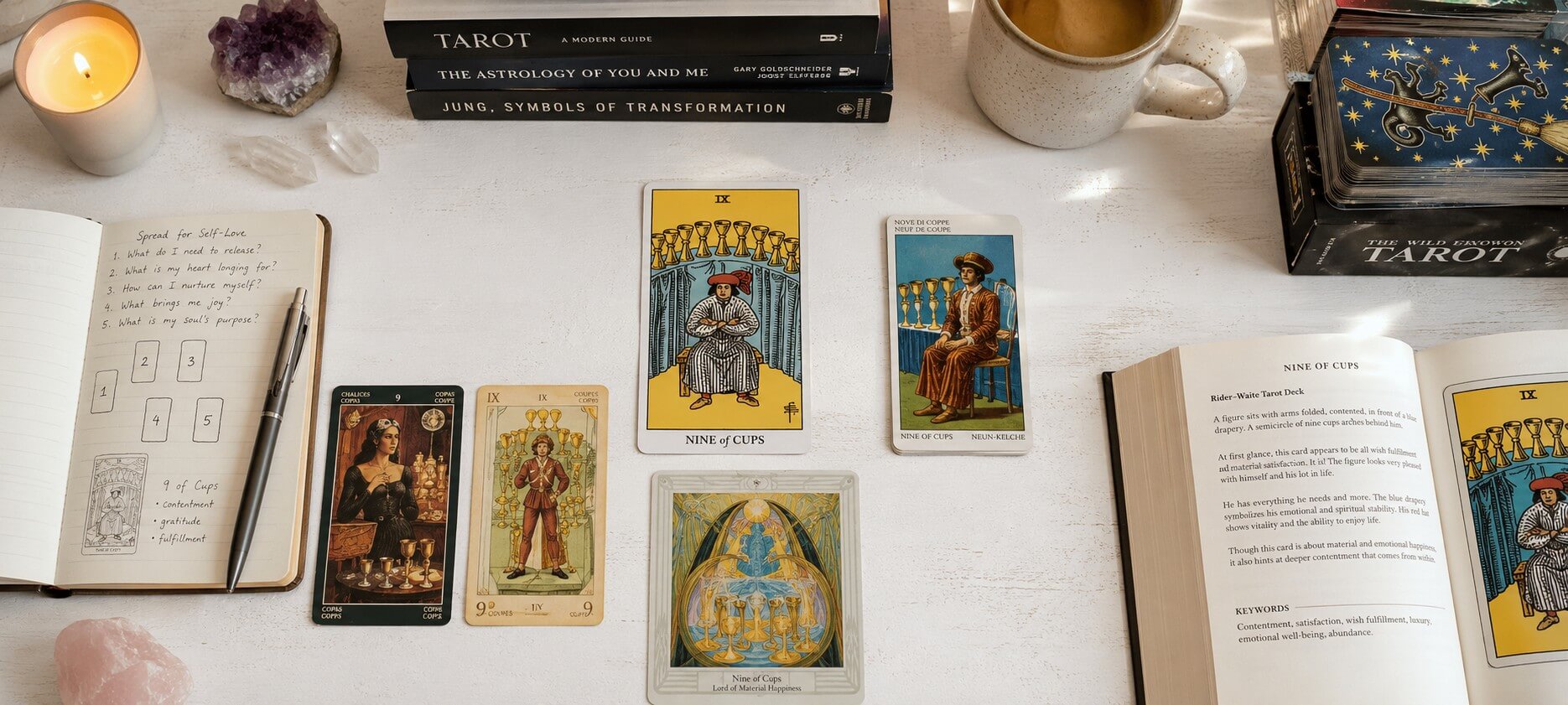 Nine of Cups Tarot