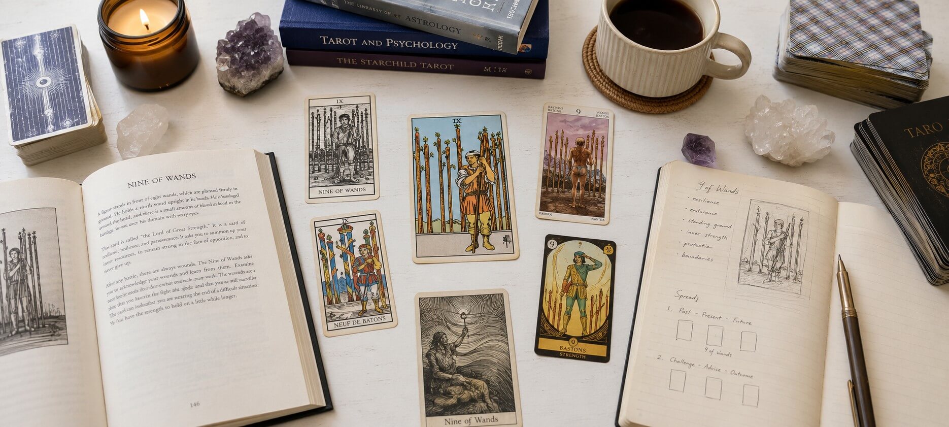 Nine of Wands Tarot