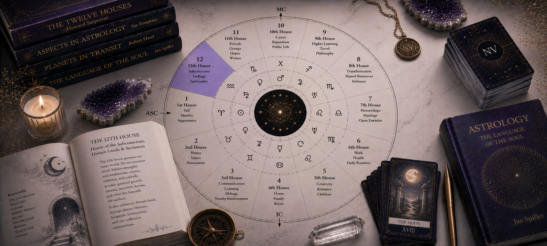 The 12th house of the Natal chart
