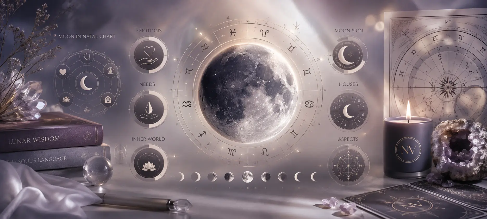 The Moon and natal chart