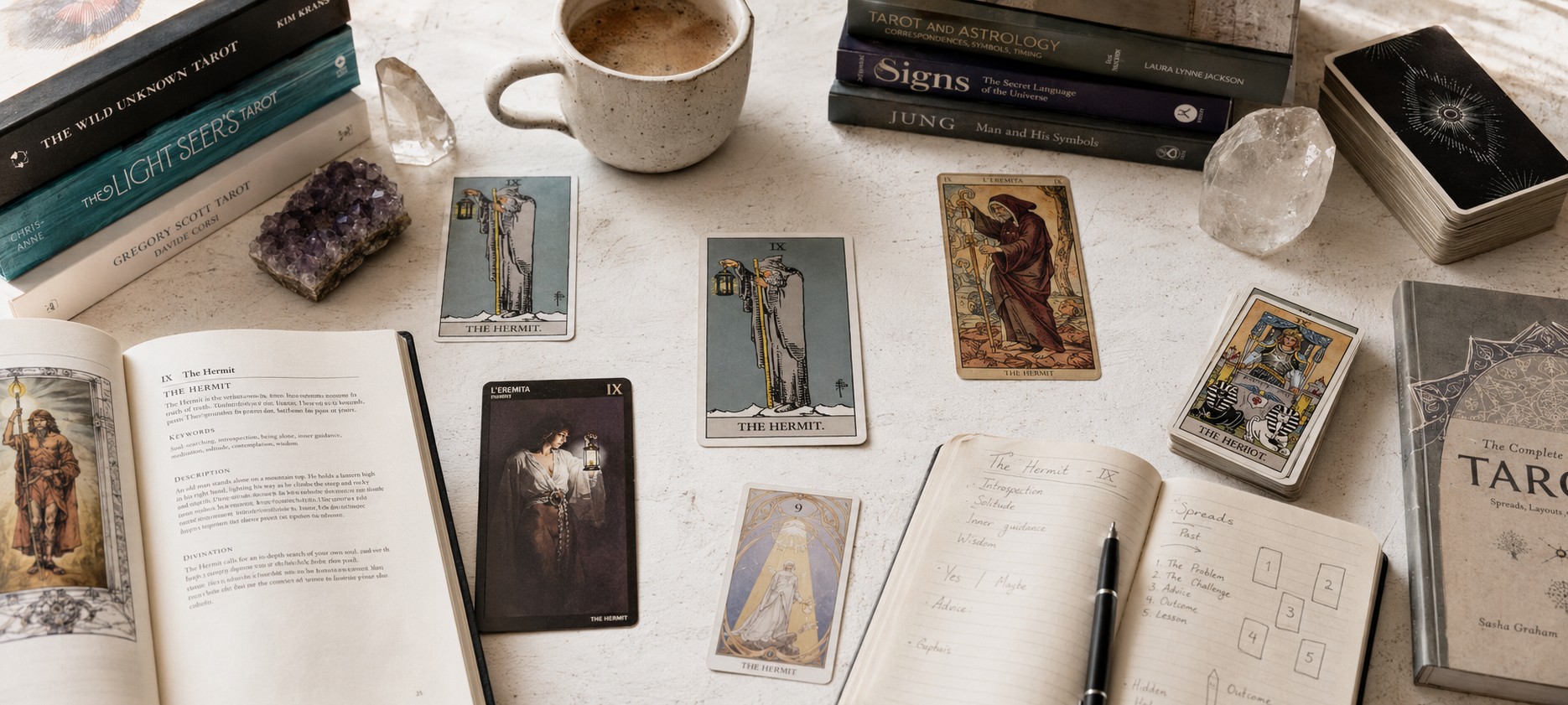 The Hermit Tarot