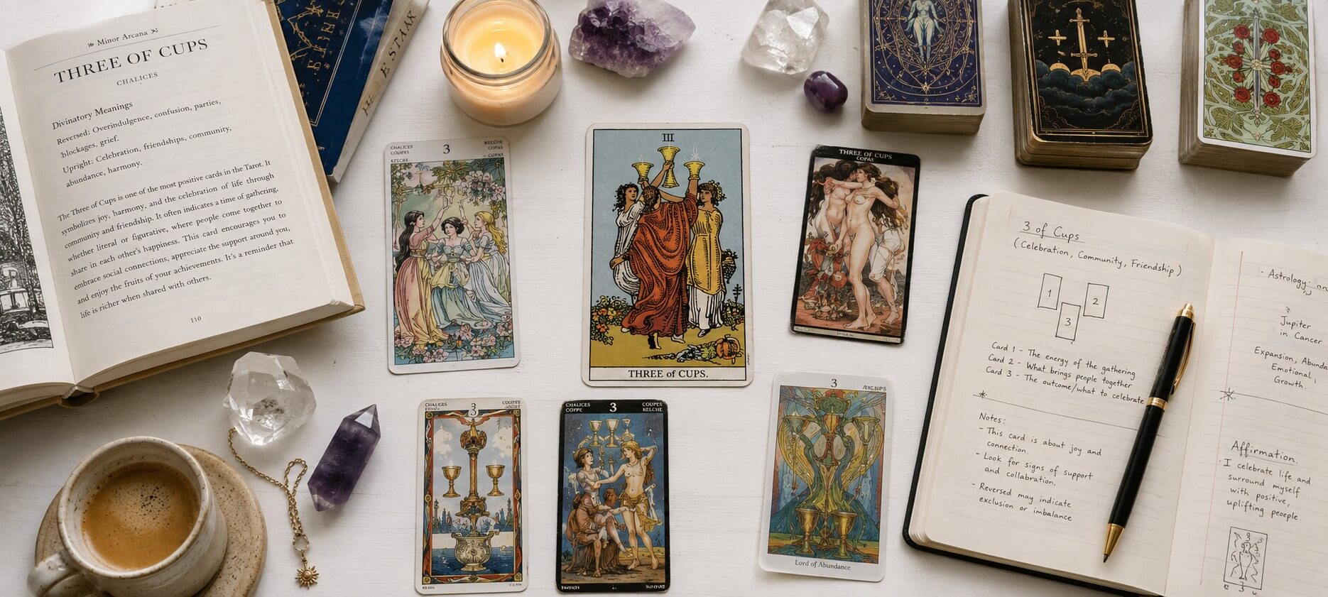 Three of Cups Tarot