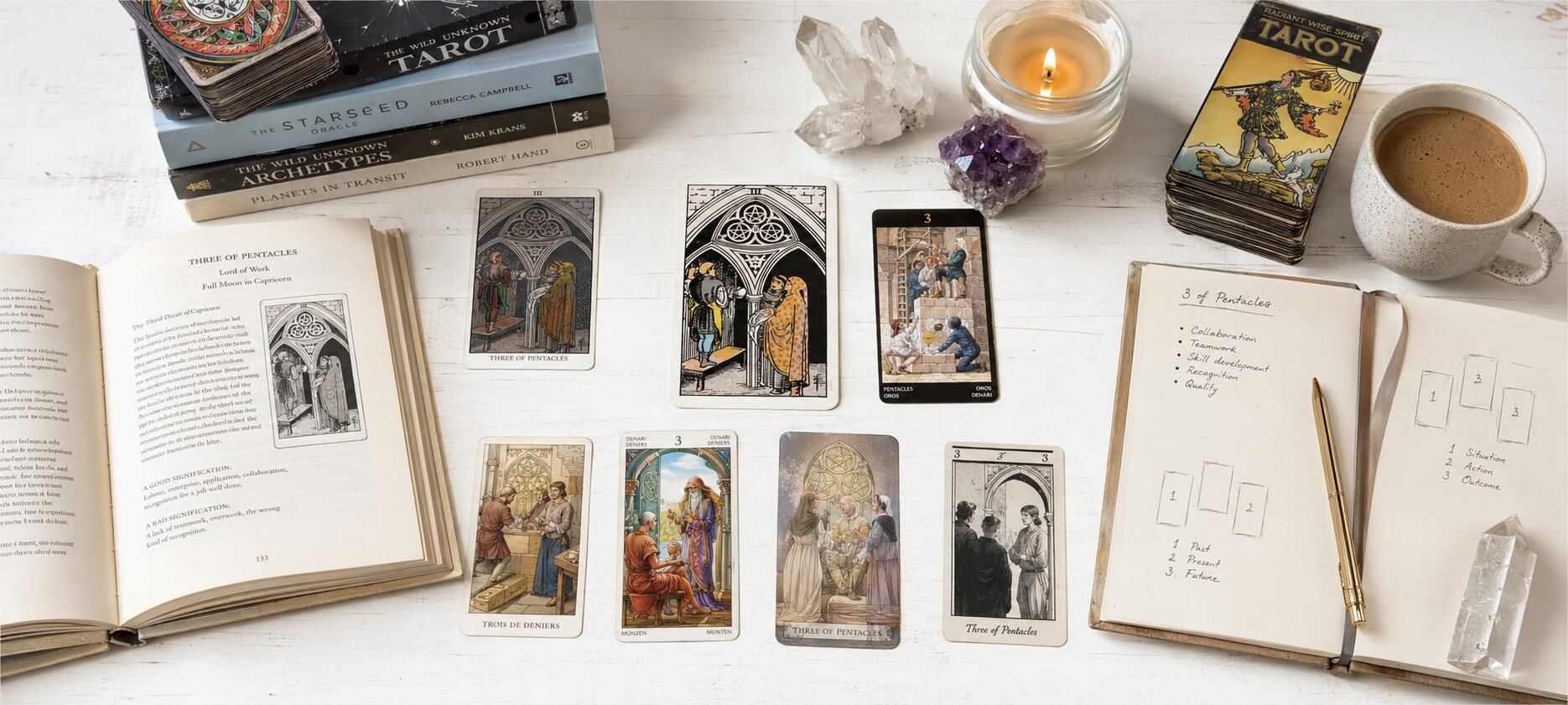 Three of Pentacles Tarot