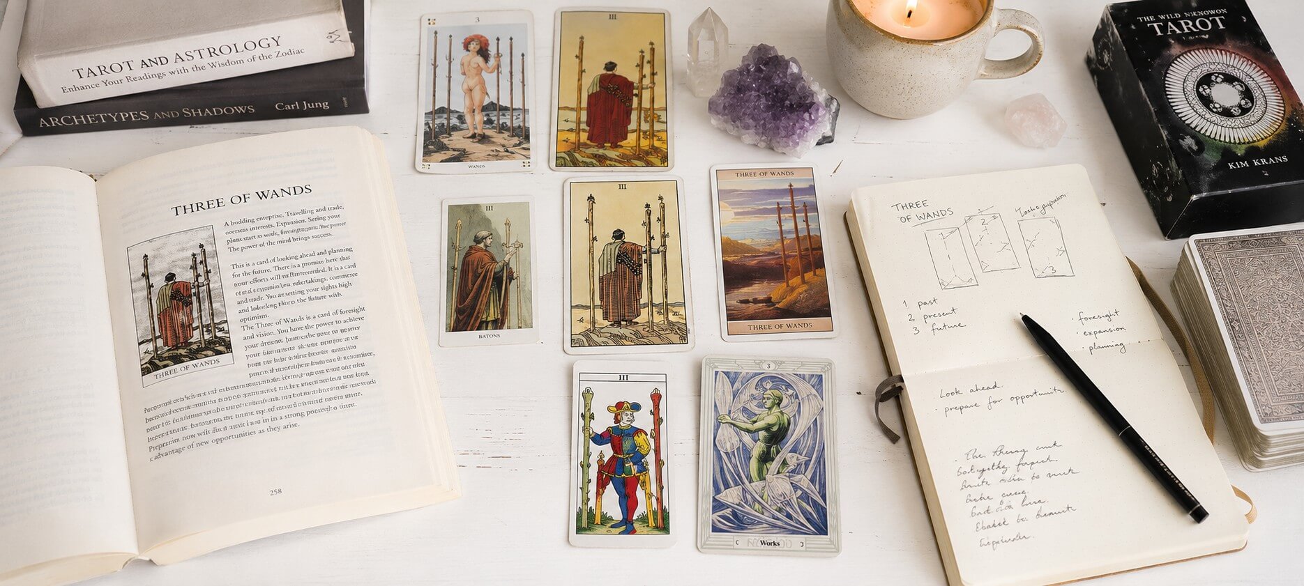 Three of Wands Tarot