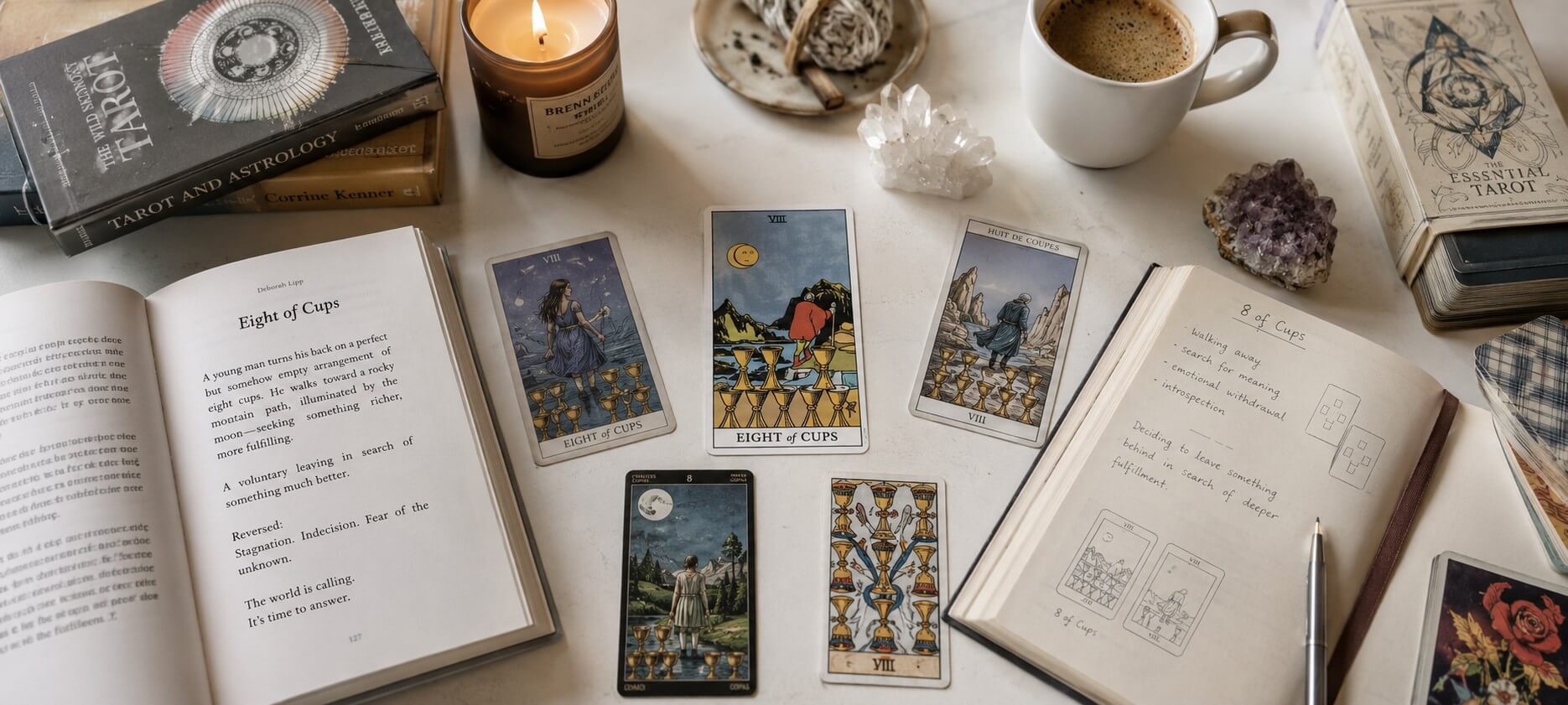 Eight of Cups Tarot