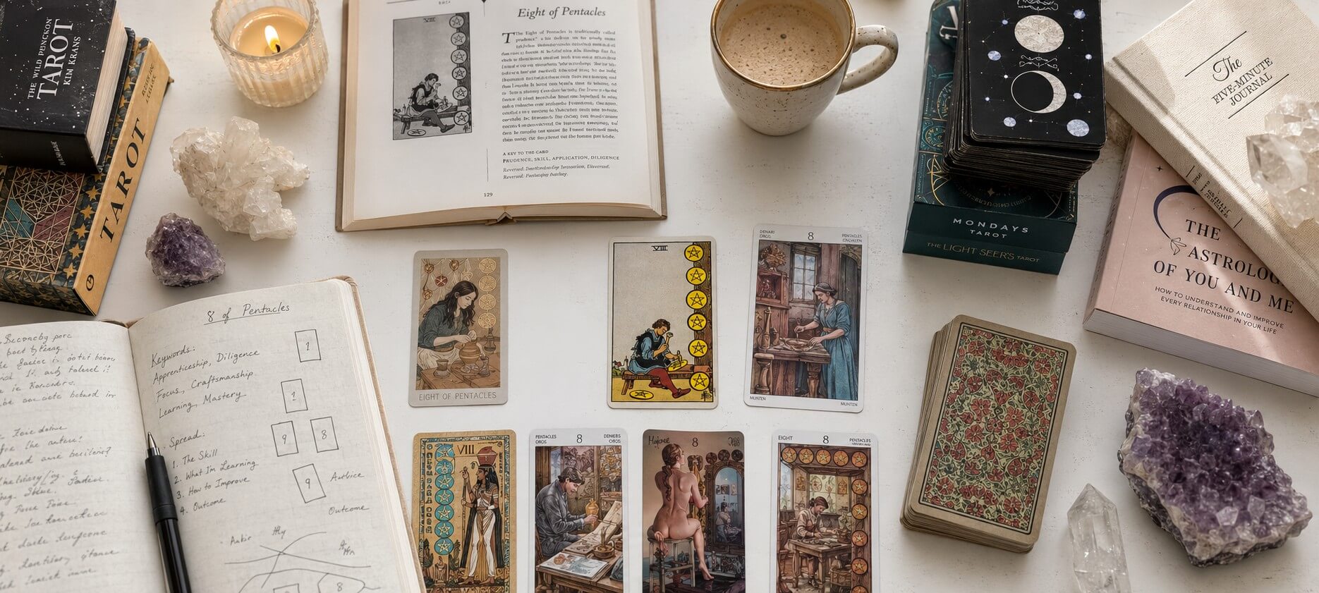 Eight of Pentacles Tarot
