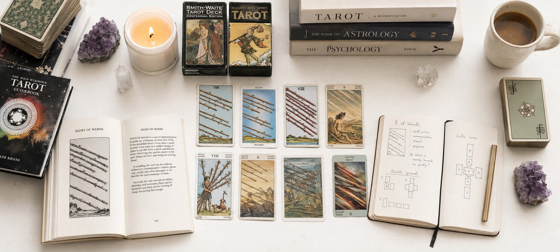 Eight of Wands Tarot